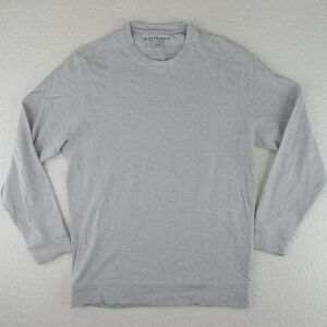 Mizzen+Main Long Sleeve Heavy Crew‎ Neck T Shirt Mens Large Gray